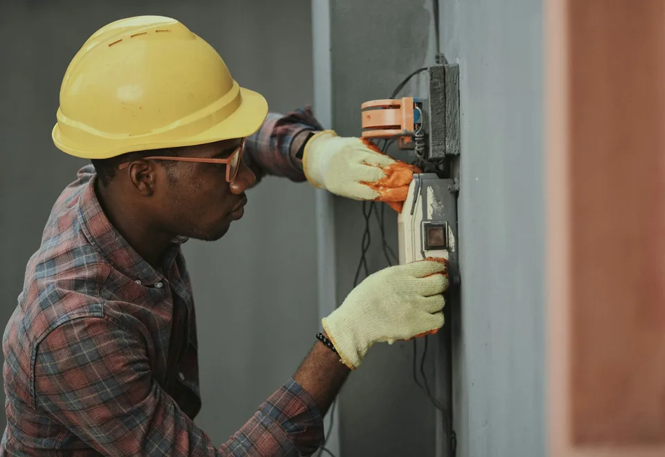 A PipeRight technician at work on site
